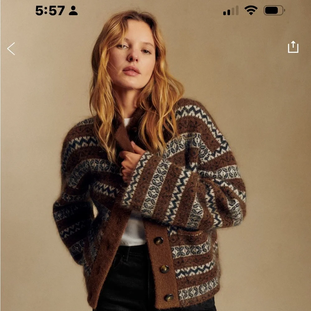 Sezane SOLD OUT Thais sweater. Pristine condition. Size xxs - Picture 1 of 4